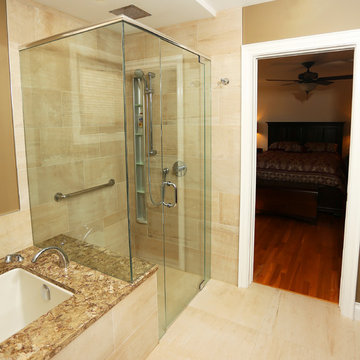 Soothing & Serene Ensuite Bathroom in a Cobourg Home