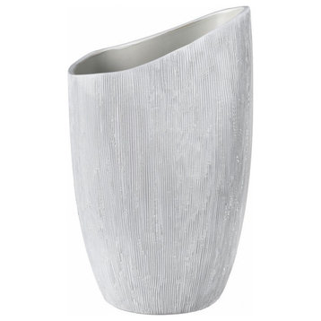 Deer Park Villas - Vase In Modern Style-10 Inches Tall and 6 Inches Wide-White