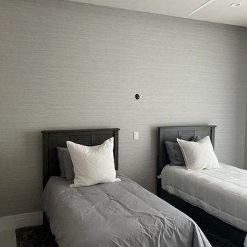 Bedroom wallpaper installation Cedar Park, TX
