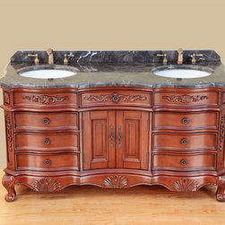 Bosconi 61'' Classic Double Vanity T-3817 - Bath Products