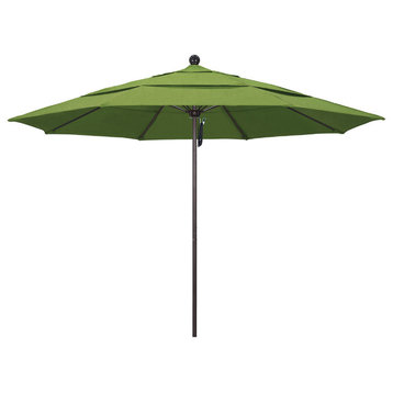 Fiberglass Umbrella Bronze, Spectrum Cilantro