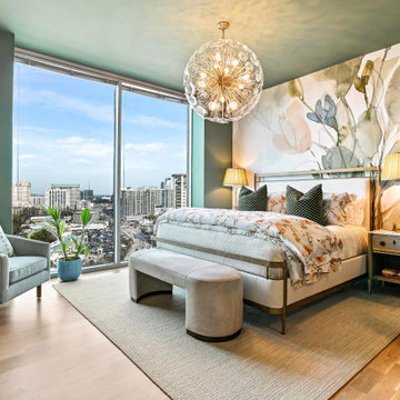 4-Inch White Oak — Master Bedroom, Buckhead High-Rise Atlanta