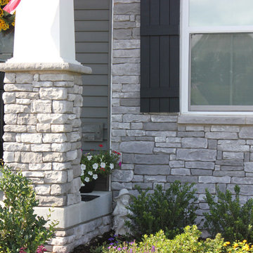 Shadow Ledgstone Stone Veneer Home Exterior