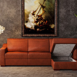 Slumbersofa Pronto | chaise opened - Sleeper Sofas
