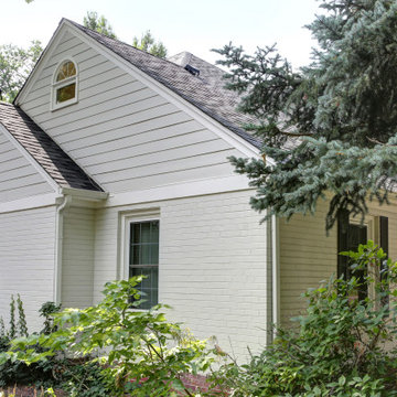 James Hardie Fiber Cement Siding Project | Denver Home | White-on-White