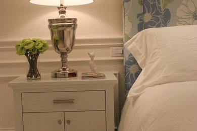 Elegant bedroom photo in Toronto