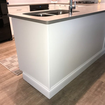 Geneseo Kitchen Remodel Dura Supreme Homestead Painted White MSI Quartz