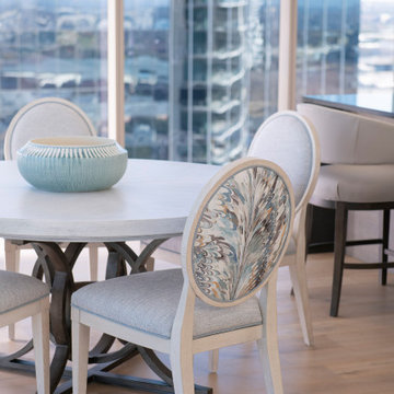 Legacy West High-Rise Condominium Transitional Furnishing