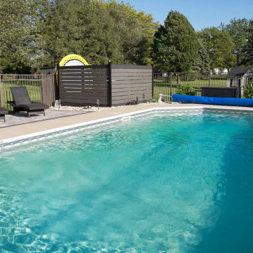 Pool Deck with Covered Living Space