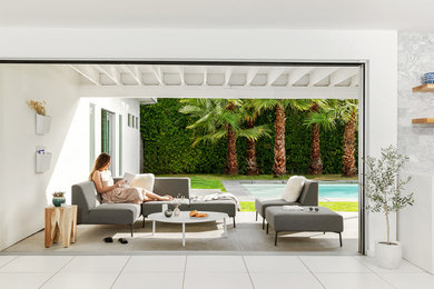 Inspiration for a scandinavian patio remodel in Vancouver