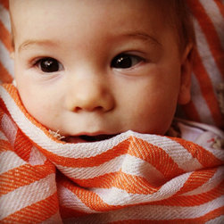 Turkish Bath Towel (Orange Stripe) - Towels