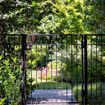 Custom Frestanding Outdoor Living Arbor with Built0In Grill
