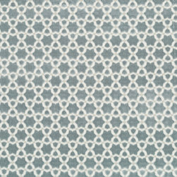 Cordoba Star in Lake - Upholstery Fabric
