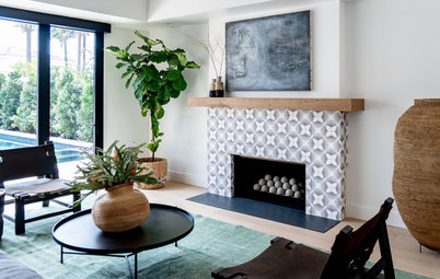 Airy Modern Style With Punches of Pattern and Warmth