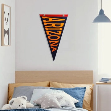 Custom Embroidered Pennant Flag