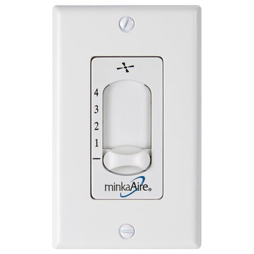Minka-Aire 4 Speed Wall Control, White
