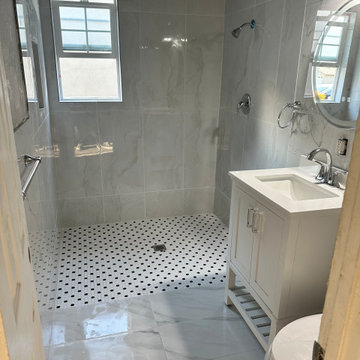 Santa Ana floor and bathroom remodels