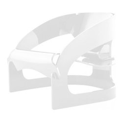 Kartell - Kartell Joe Colombo Arm Chair, White - Armchairs And Accent Chairs