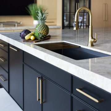 Rift Cut White Oak and Black Golf Village
