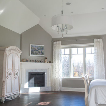 Master Bedroom with Fireplace
