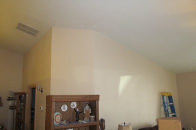 Example of a minimalist living room design in Seattle
