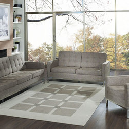 Loft Modern Wool Sofa Set - $2469.68 - Living Room Furniture Sets