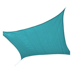 Outdoor Shade Sail in Sea Blue - Awnings