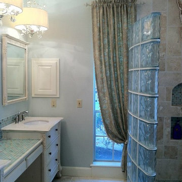 Transitional Walk-in Shower