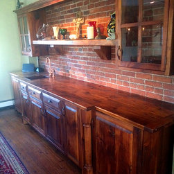 Kitchen #2 - Custom Made using Reclaimed Barn Wood - Kitchen And Dining Furniture