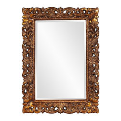 46 in. x 32 in. Rectangle Framed Mirror - Wall Mirrors