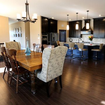 Rich Dark Stained Maple Executive Kitchen