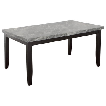 Napoli Gray Marble Top Dining Table
