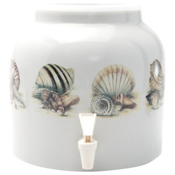 Goldwell Designs The Charm of Shells Design Water Dispenser Crock