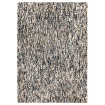 Palmetto Living Multi Solid Muted Blue 5'3" X 7'6"