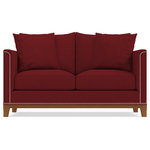 Apt2B - Apt2B La Brea Apartment Size Sofa, Berry, 72"x39"x31" - The La Brea Apartment Size Sofa combines old-world style with new-world elegance, bringing luxury to any small space with its solid wood frame and silver nail head stud trim.