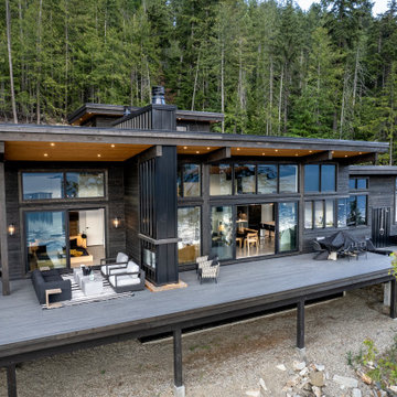 Custom Mid Century Mountain Modern Lake View Home Nelson
