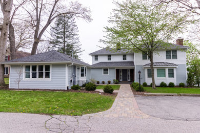 Example of an exterior home design in Other