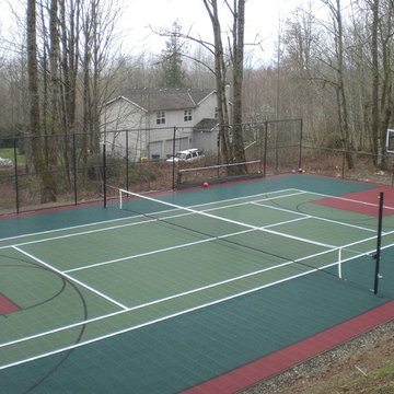 Backyard Multi-Purpose Game Court