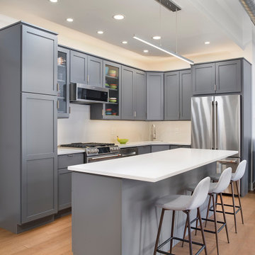Gray Cabinets - Timeless Elegance