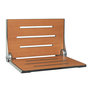 Teak Seat With Silver Frame