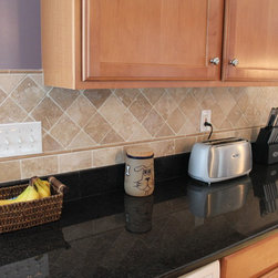 Tumbled Marble Backsplash - Wall And Floor Tile