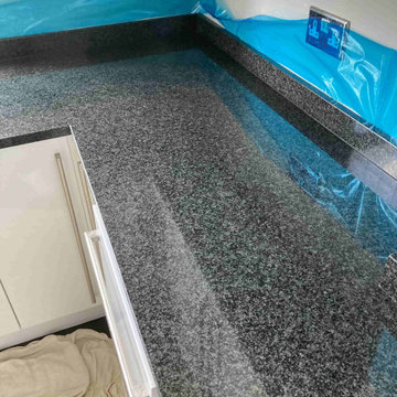 Removing Limescale from Granite Worktops in a Folkestone Kitchen