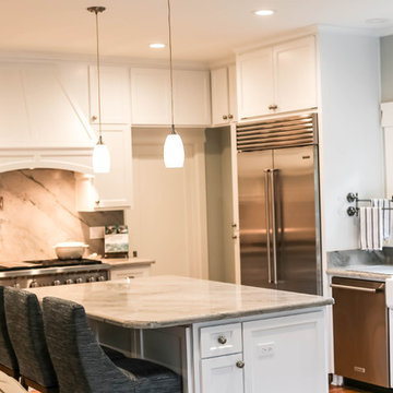 Full Home Custom Cabinets - Kitchen, Living Room, and Laundry Room