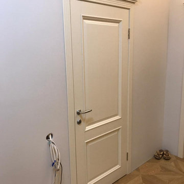 Поставка межкомнатных дверей из дуба, модель "Афина" Слоновая кость