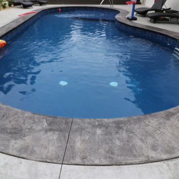 Flatback Kidney Build - Vinyl Liner Inground Pool