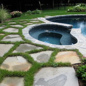 landscape design for existing pool