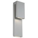 Modern Forms - Modern Forms Double Down LED Outdoor Wall Sconce in Graphite - Parlay your bet with this winning hand. The dual down light sconce delivers layered lighting from an architectural style with twin down lights emanating from different levels for a tiered effect. Designed in a unique format, this sconce makes a welcoming entry light or intriguing sconce in contemporary residential and commercial indoor or outdoor settings. ADA compliant. Dark Sky friendly.
