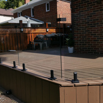 Frameless Glass Deck Railing
