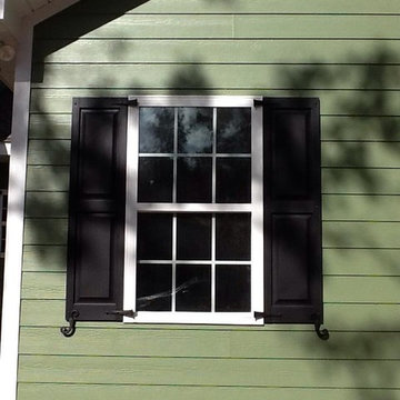 Exterior Raised Panel Shutters