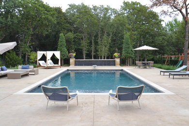 Inspiration for a pool in Dallas.